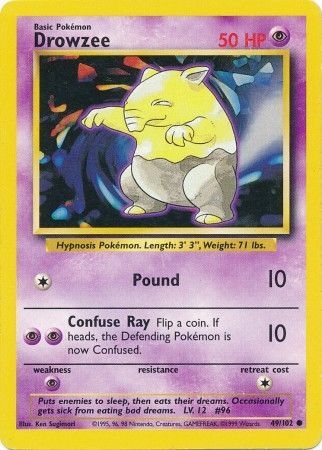 Base Set - 049/102 - Drowzee