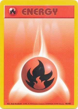 Base Set - 098/102 - Fire Energy