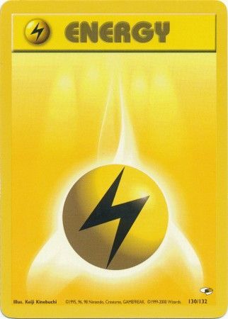 Gym Heroes - 130/132 - Lightning Energy
