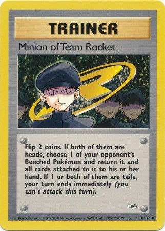 Gym Heroes - 113/132 - Minion of Team Rocket