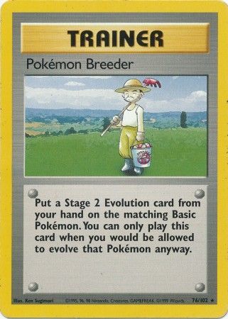 Base Set - 076/102 - Pokémon Breeder