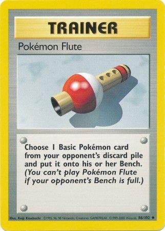 Base Set - 086/102 - Pokémon Flute