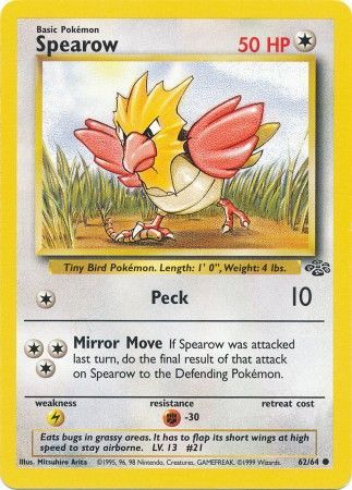 Jungle - 062/064 - Spearow