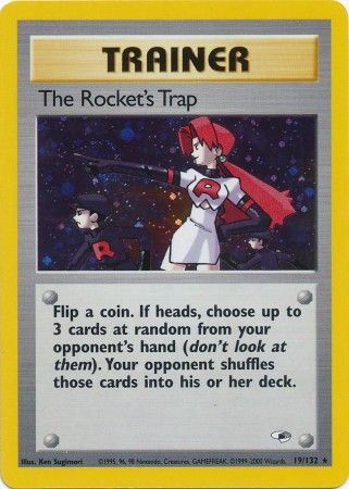 Gym Heroes - 019/132 - Rocket's Trap - Holo