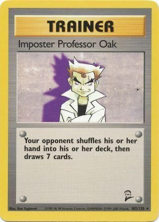 Base Set 2 - 102/130 - Imposter Professor Oak