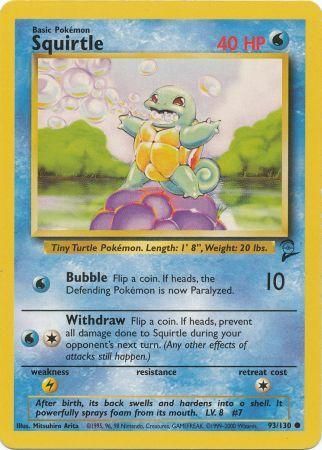 Base Set 2 - 093/130 - Squirtle