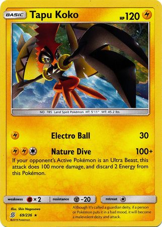 Unified Minds - 069/236 - Tapu Koko - Holo