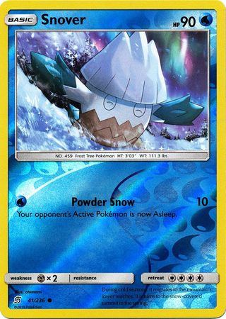 Unified Minds - 041/236 - Snover - Reverse Holo