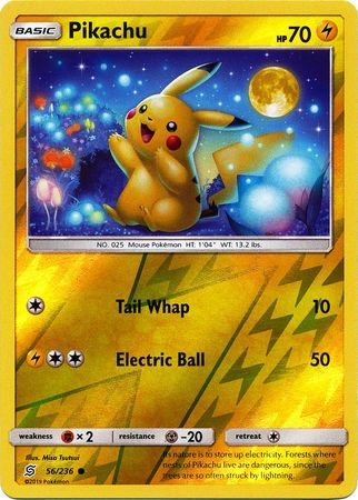 Unified Minds - 056/236 - Pikachu - Reverse Holo