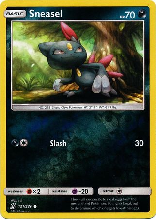 Unified Minds - 131/236 - Sneasel - Reverse Holo