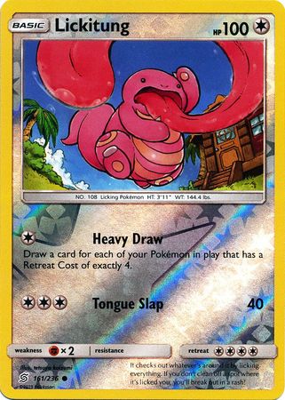 Unified Minds - 161/236 - Lickitung - Reverse Holo