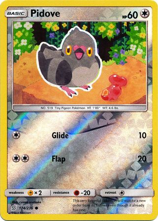 Unified Minds - 174/236 - Pidove - Reverse Holo