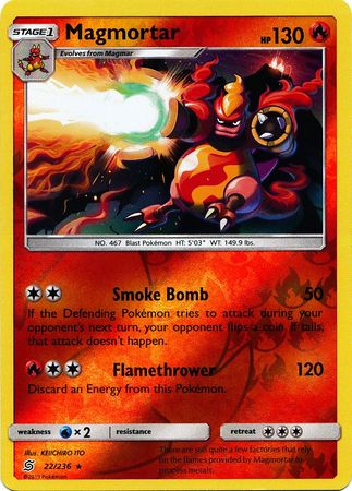 Unified Minds - 022/236 - Magmortar - Reverse Holo