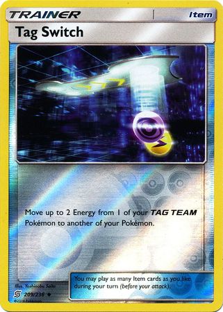 Unified Minds - 209/236 - Tag Switch - Reverse Holo