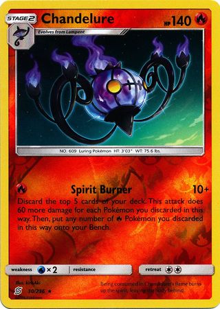 Unified Minds - 030/236 - Chandelure - Reverse Holo