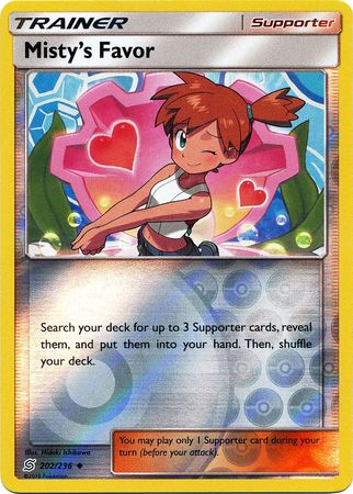 Unified Minds - 202/236 - Misty's Favor - Reverse Holo