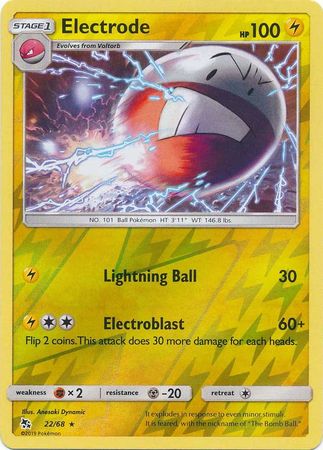 Hidden Fates - 022/068 - Electrode - Reverse Holo