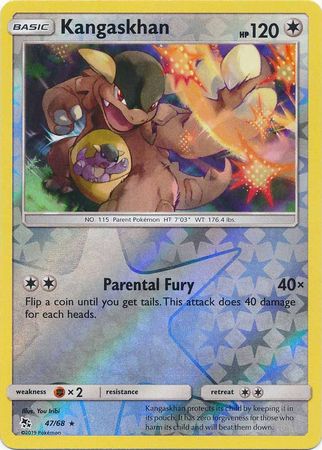 Hidden Fates - 047/068 - Kangaskhan - Reverse Holo