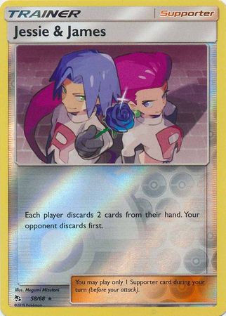 Hidden Fates - 058/068 - Jessie & James - Reverse Holo