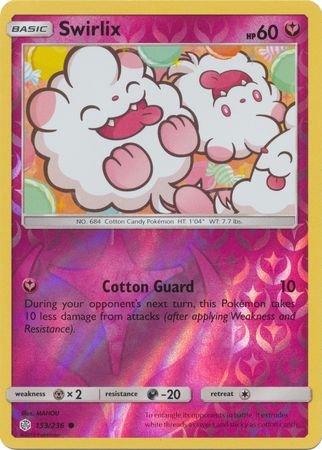 Cosmic Eclipse - 153/236 - Swirlix - Reverse Holo