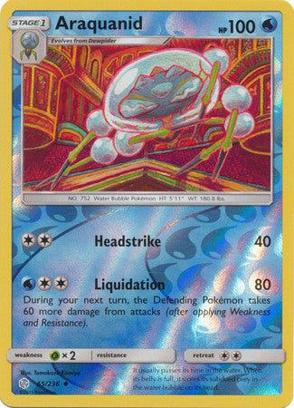 Cosmic Eclipse - 065/236 - Araquanid - Reverse Holo