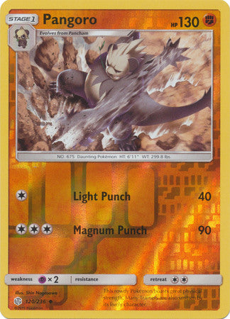Cosmic Eclipse - 120/236 - Pangoro - Reverse Holo