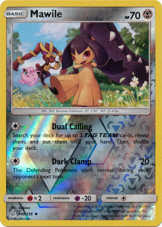 Cosmic Eclipse - 140/236 - Mawile - Reverse Holo