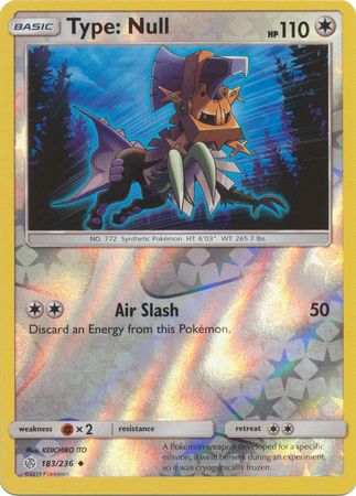 Cosmic Eclipse - 183/236 - Type: Null - Reverse Holo