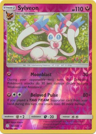 Cosmic Eclipse - 155/236 - Sylveon - Reverse Holo