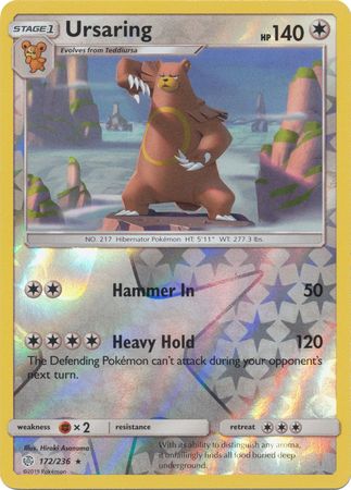 Cosmic Eclipse - 172/236 - Ursaring - Reverse Holo