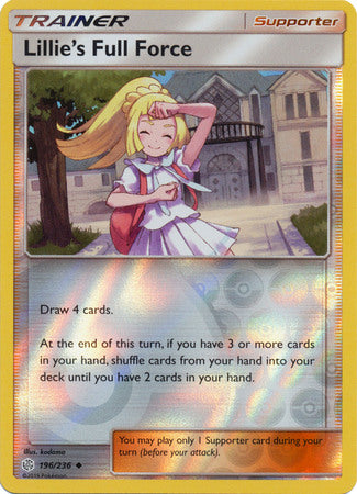 Cosmic Eclipse - 196/236 - Lillie's Full Force - Reverse Holo