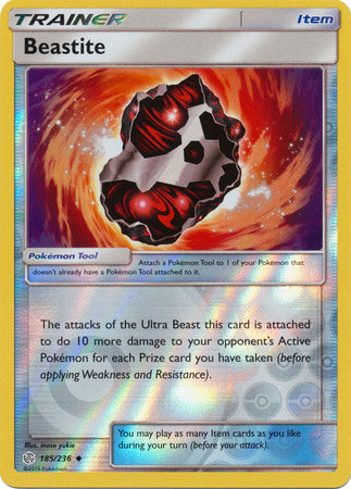 Cosmic Eclipse - 185/236 - Beastite - Reverse Holo