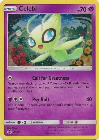 Black Star Promos - SM224 - Celebi - Holo