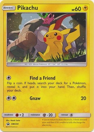 Black Star Promos - SM234 - Pikachu - Holo