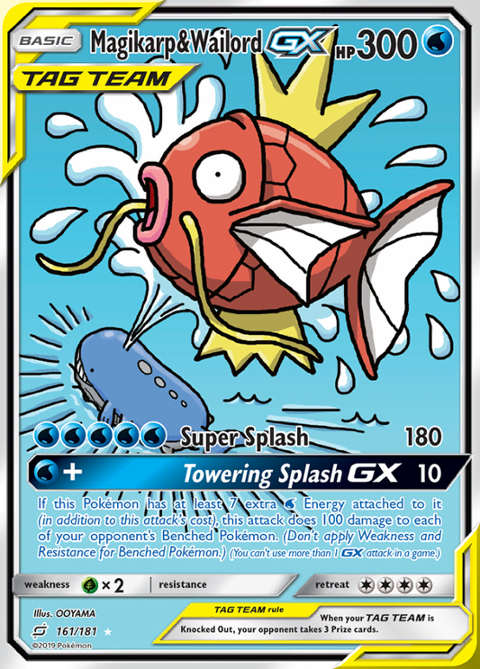 Team Up - 161/181 - Magikarp & Wailord GX (Tag Team)