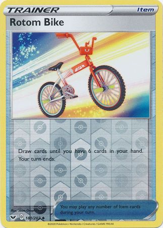 Sword & Shield - 181/202 - Rotom Bike - Reverse Holo