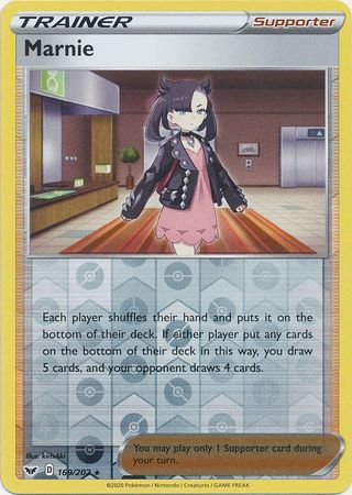 Sword & Shield - 169/202 - Marnie - Reverse Holo