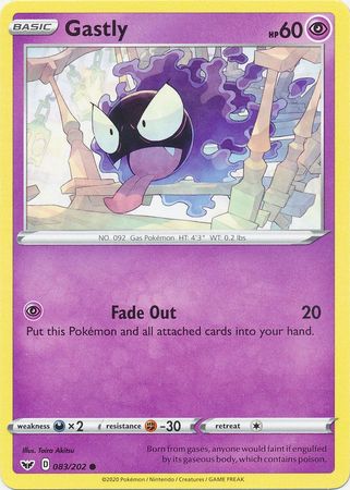 Sword & Shield - 083/202 - Gastly