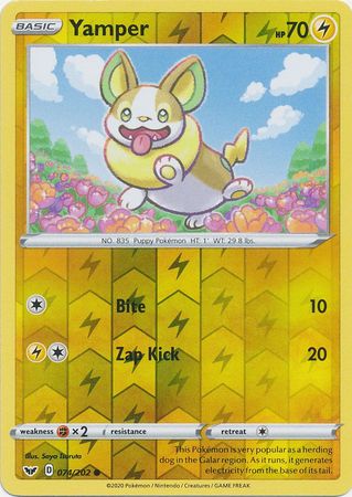 Sword & Shield - 074/202 - Yamper - Reverse Holo