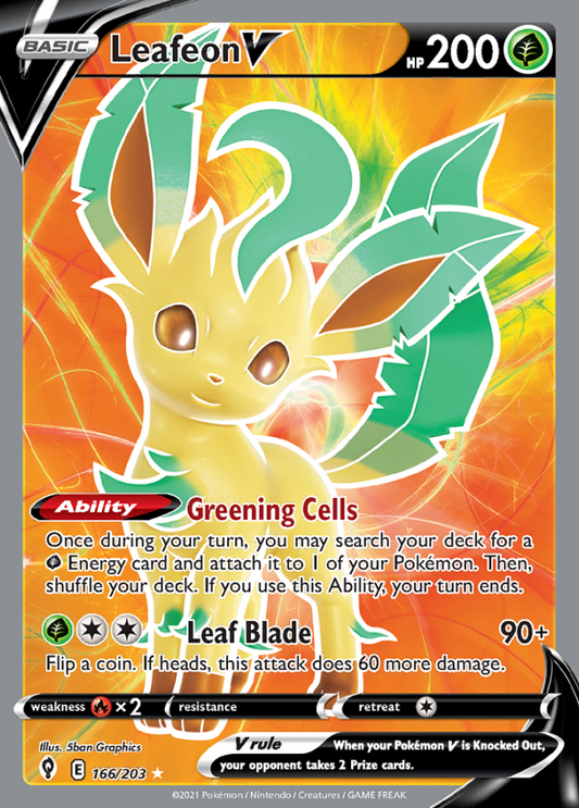 Evolving Skies - 166/203 - Leafeon V