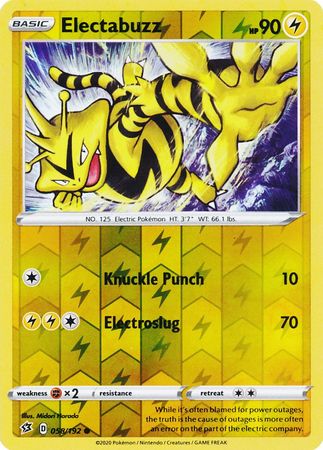 Rebel Clash - 058/192 - Electabuzz - Reverse Holo