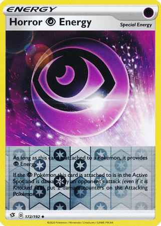 Rebel Clash - 172/192 - Horror Psychic Energy - Reverse Holo