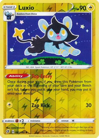 Rebel Clash - 061/192 - Luxio - Reverse Holo