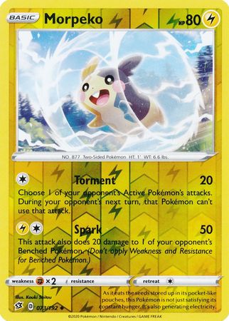 Rebel Clash - 073/192 - Morpeko - Reverse Holo