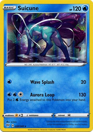 Darkness Ablaze - 037/189 - Suicune - Holo