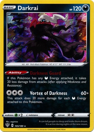 Darkness Ablaze - 105/189 - Darkrai - Holo