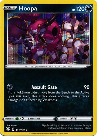 Darkness Ablaze - 111/189 - Hoopa - Holo