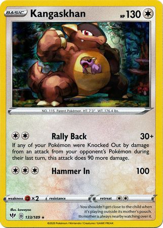 Darkness Ablaze - 133/189 - Kangaskhan - Holo