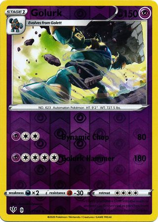 Darkness Ablaze - 077/189 - Golurk - Reverse Holo