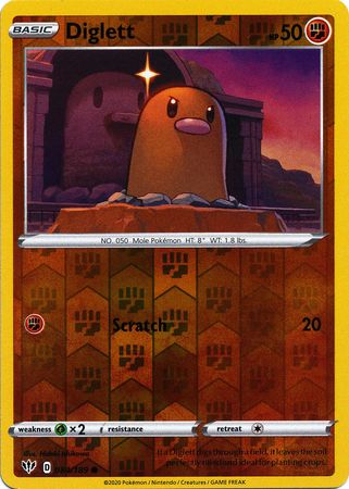 Darkness Ablaze - 084/189 - Diglett - Reverse Holo